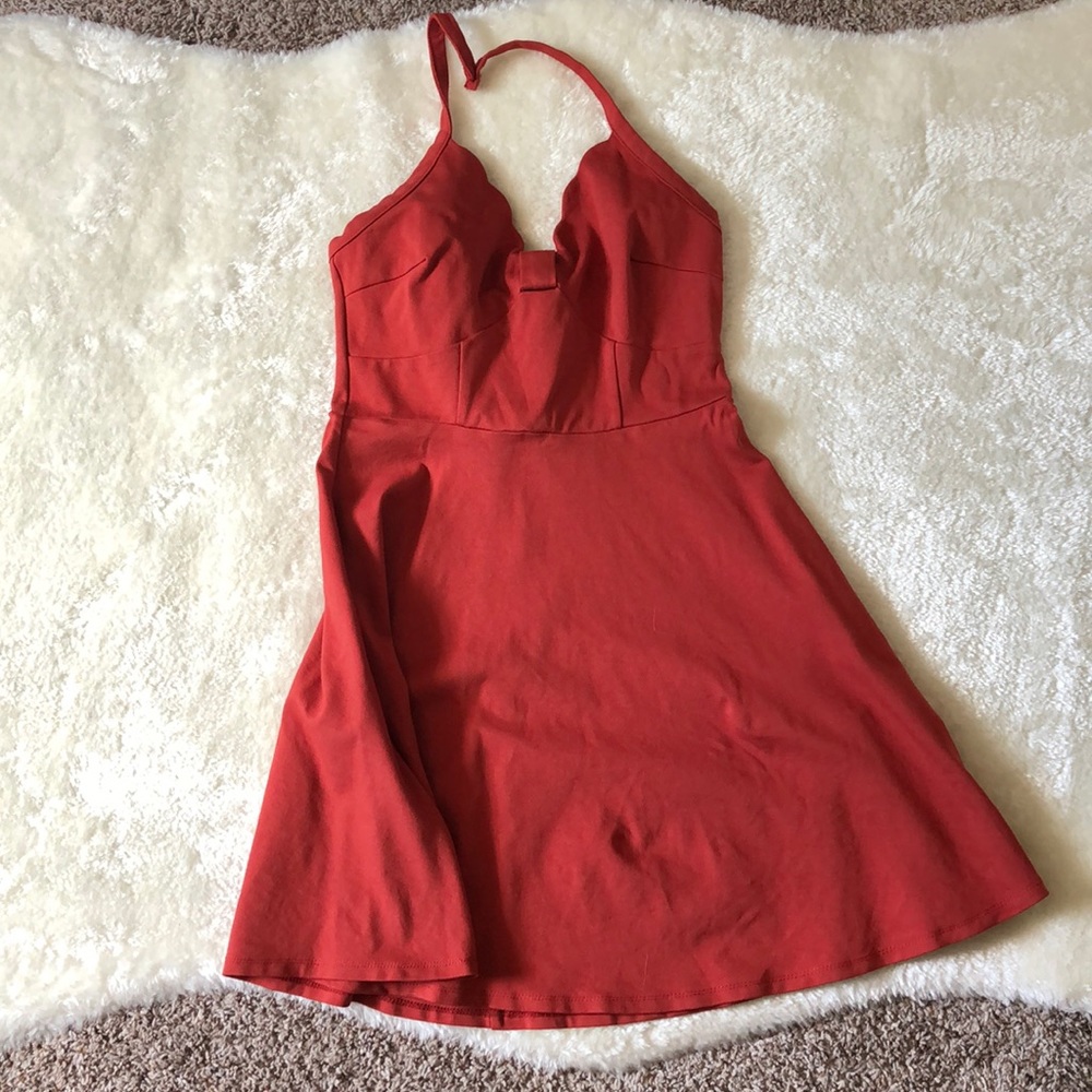 Open back dress
